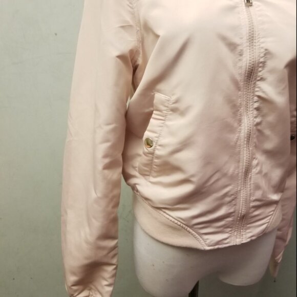 Vera Moda peal pink bomber jacket womens size XS - Picture 3 of 6